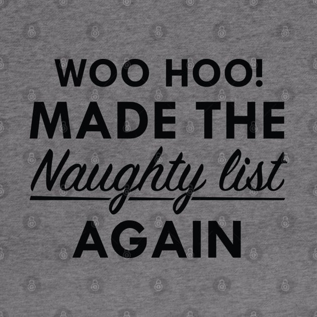 Naughty List by VectorPlanet